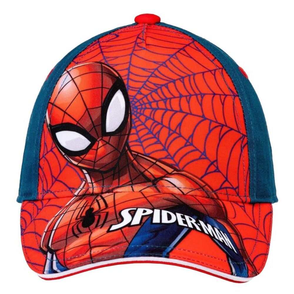 Spider-Man Childrens/Kids Curved Peak Baseball Cap / Red